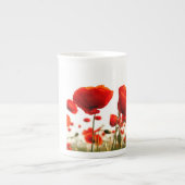 Tasse En Porcelaine Pavots rouges (Devant)
