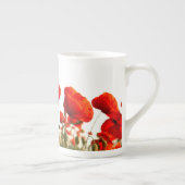 Tasse En Porcelaine Pavots rouges (Droite)