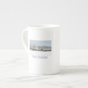 Tasse En Porcelaine pays des merveilles hivernales