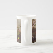 Tasse En Porcelaine Paysage tropical avec dix colibris (Dos)