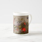 Tasse En Porcelaine Paysage tropical avec dix colibris (Devant droit)