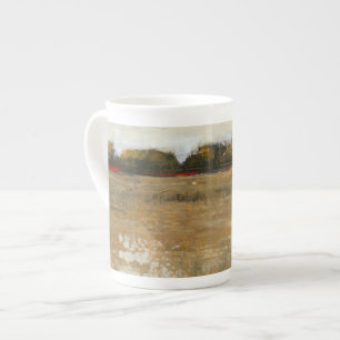 Tasse En Porcelaine Paysage vert luxuriant de campagne