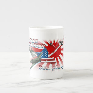 Tasse en porcelaine Pearl Habor 7 décembre 1941