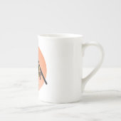 Tasse En Porcelaine pêche (Droite)