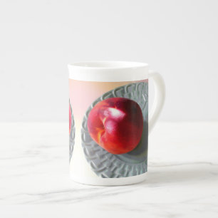 Tasse En Porcelaine Pêche fraîche à la lumière du soleil