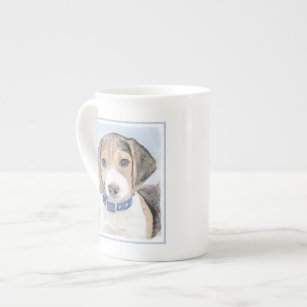 Tasse En Porcelaine Peinture beagle - Cute Original Chien Art