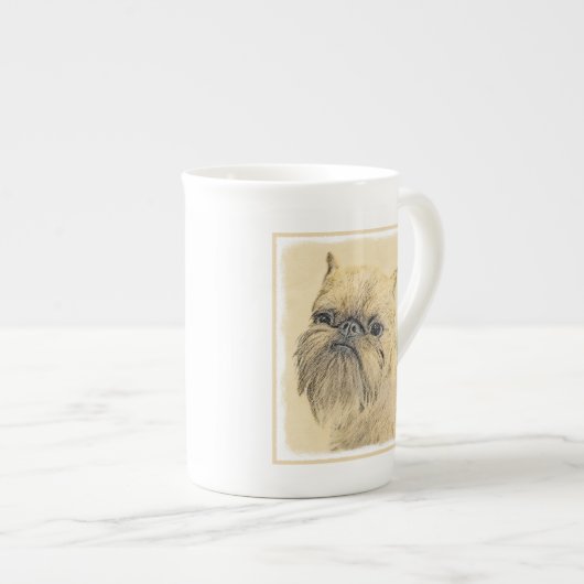 Tasse En Porcelaine Peinture bruxelloise sur le Griffon - Cute Origina (Devant droit)