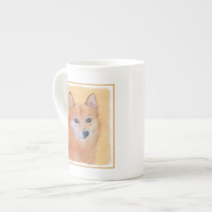 Tasse En Porcelaine Peinture finlandaise Spitz - Jote Original Chien A