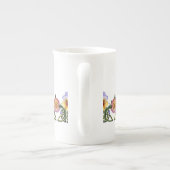 Tasse En Porcelaine Pensées et Celtic Triskels (Dos)