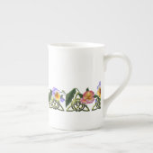 Tasse En Porcelaine Pensées et Celtic Triskels (Droite)