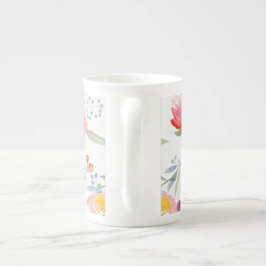 Tasse En Porcelaine Peonies et Poppies (Dos)