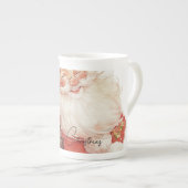 Tasse En Porcelaine Père Noël Joyeux Noël (Devant droit)