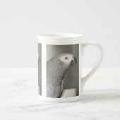 Tasse En Porcelaine Perroquet gris d'Afrique (Droite)