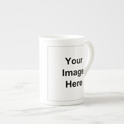 Tasse En Porcelaine Personnalisable et personalizable - concevez vos (Devant droit)