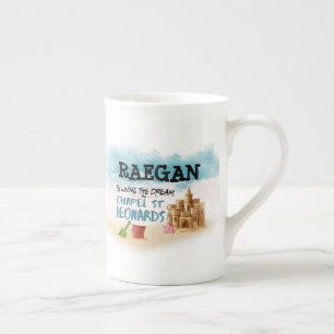 Tasse En Porcelaine Personnalisé Living the Dream, Chapelle St Leonar