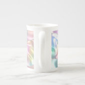 Tasse En Porcelaine Personnalize Purple Script, Iridescent Wave (Dos)