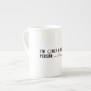 Tasse En Porcelaine Personne du matin le 25 décembre, Fun Christmas