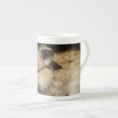 Tasse En Porcelaine Petit lapin moelleux (Devant droit)