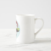 Tasse En Porcelaine Peu de chiot rouge d'équitation (Droite)