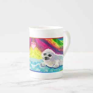 Tasse En Porcelaine Phoque bébé "Art by Kids"