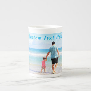 Tasse En Porcelaine Photo et texte personnalisés - Votre propre desig