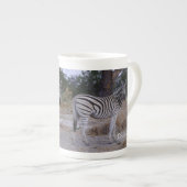 Tasse En Porcelaine Photo Zebra Double Take (Devant droit)
