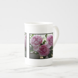 Tasse En Porcelaine Pies roses précieuses