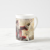 Tasse En Porcelaine Pirate Père Noël (Devant droit)