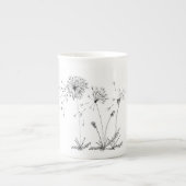 Tasse En Porcelaine Pissenlits (Devant)