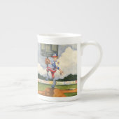 Tasse En Porcelaine Pitcher de baseball sur Mound par Jay Throckmorton (Droite)