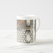 Tasse En Porcelaine Pixels marbrés II (Devant droit)