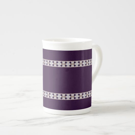 Tasse En Porcelaine Plums pourpres (Devant droit)