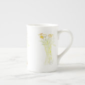 Tasse En Porcelaine Plutôt Minimale Moderne Fleur Plan Pour Les Femmes (Droite)