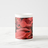 Tasse En Porcelaine Poinsettia (Devant)