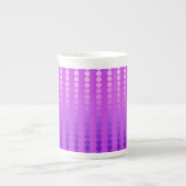 Tasse En Porcelaine Points satinés - violet et orchidée (Devant)