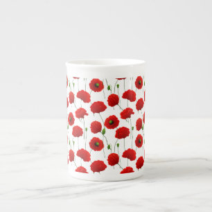Tasse En Porcelaine Poppies