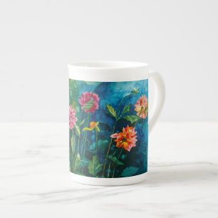 Tasse En Porcelaine Porcelaine tendre de Zinnia