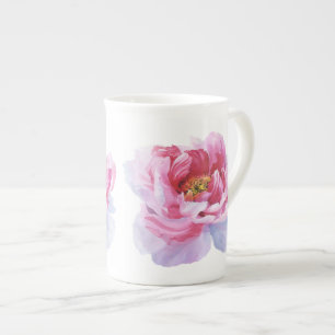 Tasse En Porcelaine Porcelaine tendre rose de tasse de tasse de