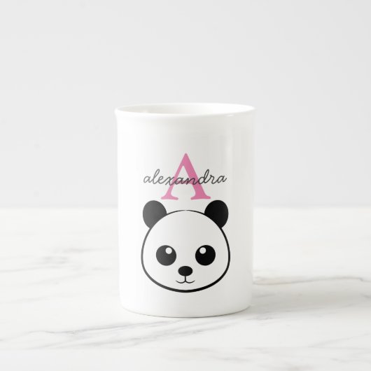 Tasse En Porcelaine Porte-panda coutume Monogramme (Devant)
