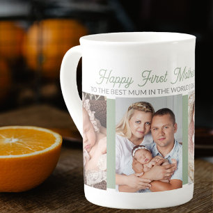 Tasse En Porcelaine Première Fête des Mères Meilleure Maman 4 Photo Ve