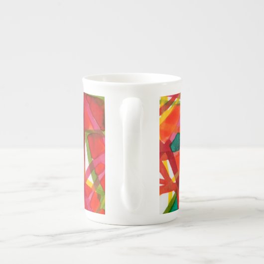 Tasse En Porcelaine Prismatique II (Dos)