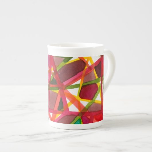 Tasse En Porcelaine Prismatique II (Devant droit)