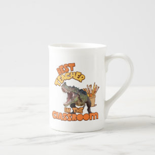 Tasse En Porcelaine Professeur d'Art de Dinosaures Drôle Créatif pour 
