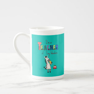 Tasse En Porcelaine Professeur Zèbre Mignon