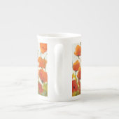 Tasse En Porcelaine Rangées de pavots I (Dos)