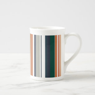 Tasse En Porcelaine Rayures de la Nouvelle Saison Moderne