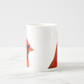 Tasse En Porcelaine Red Cardinal Bird (Devant)