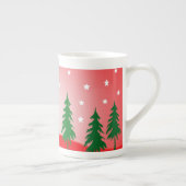 Tasse En Porcelaine Red noël neige (Droite)