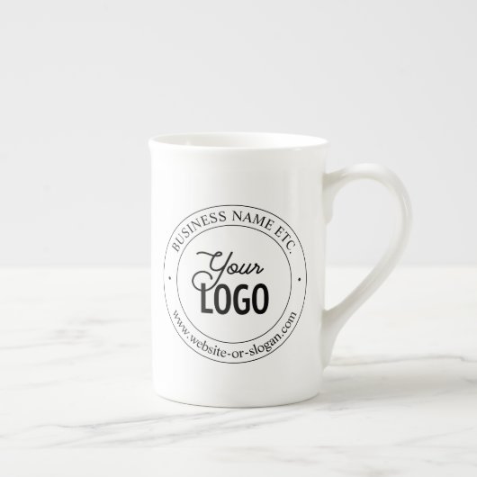 Tasse En Porcelaine Remplacement et personnalisation faciles du logo | (Droite)