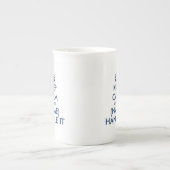 Tasse En Porcelaine Restez calme et manipulez-la 10 onces de lèvres co (Devant)